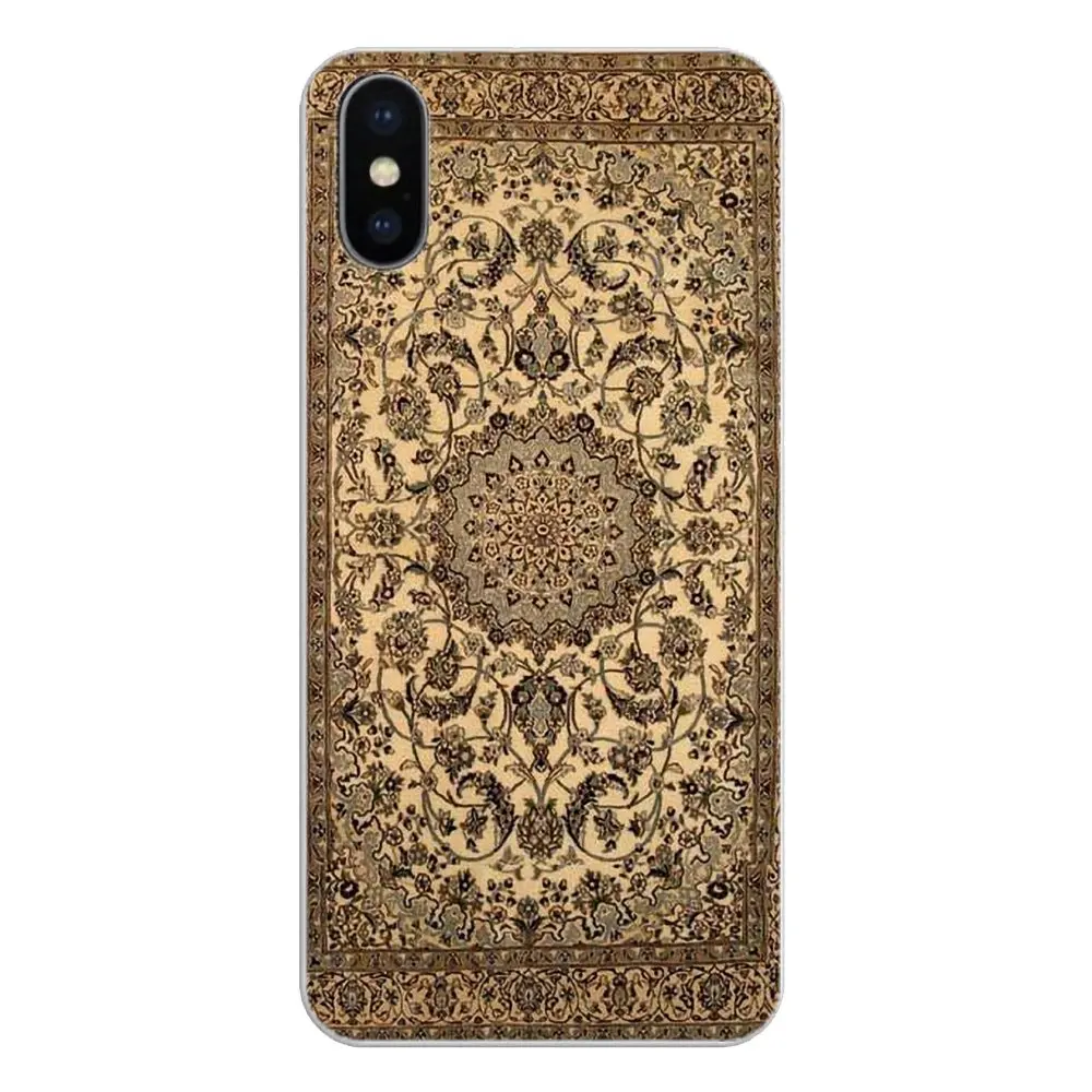 Transparent Soft Cases Covers Persian carpet Floral pattern Art For Xiaomi Redmi 4X S2 3S Note 3 4 5 6 6A Por Pocophone F1 Mi |
