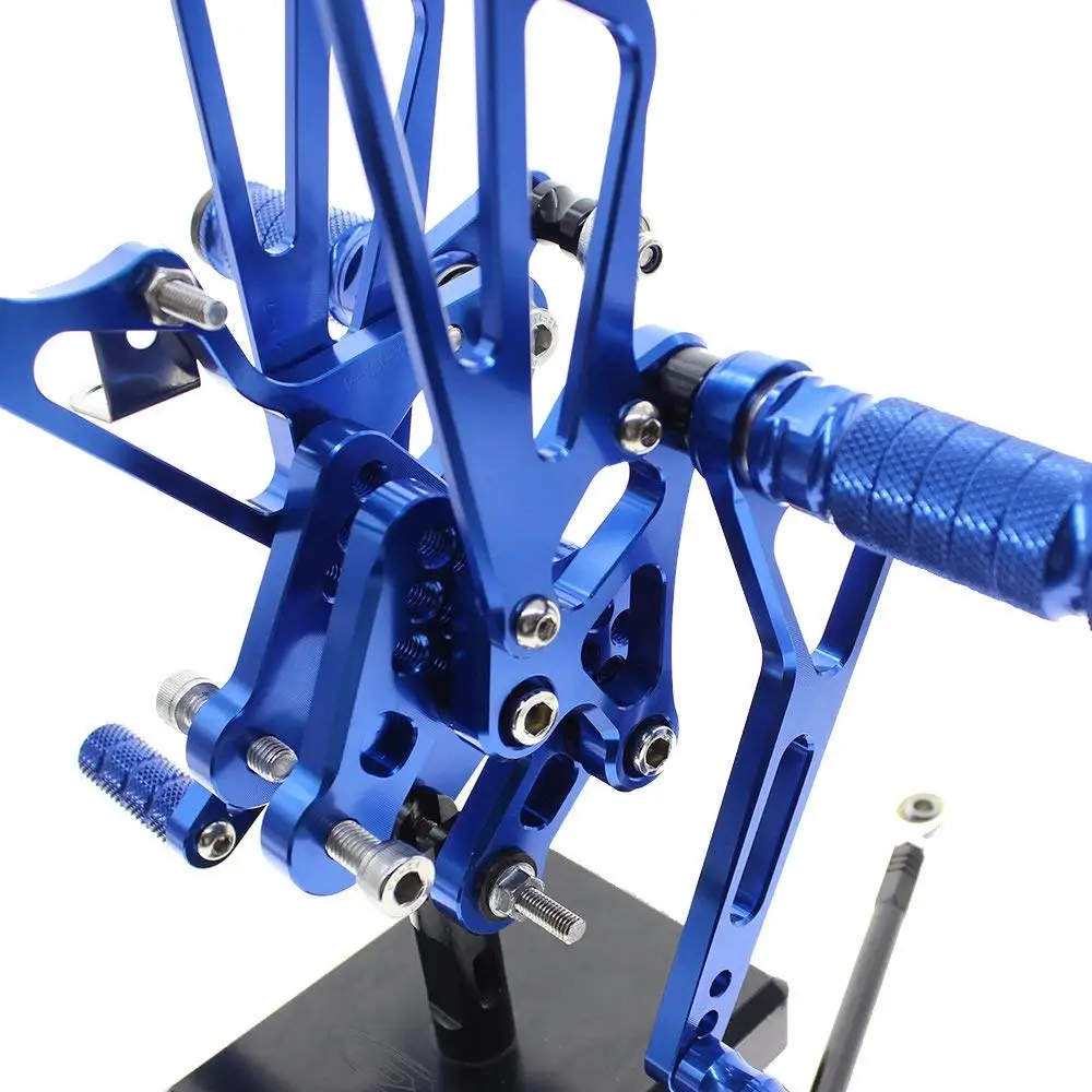 Для Suzuki GSXR1000 K7 K8 2007-2008 мотоцикл задний Набор аксессуаров CNC регулируемый подножки