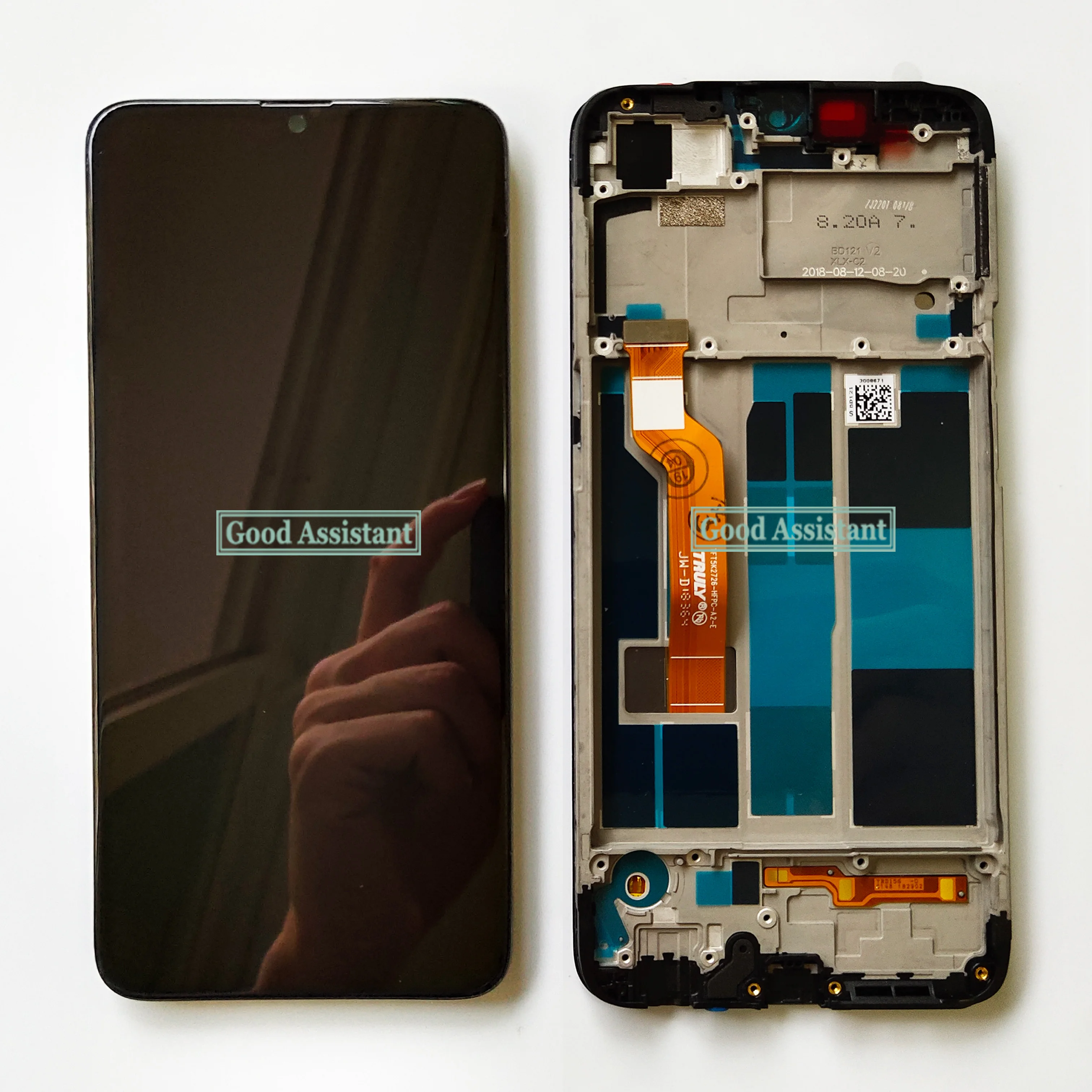 Черный ЖК дисплей 6 3 дюйма для Oppo F9 / Pro CPH1823 CPH1825 CPH1881 сенсорная панель дигитайзер в