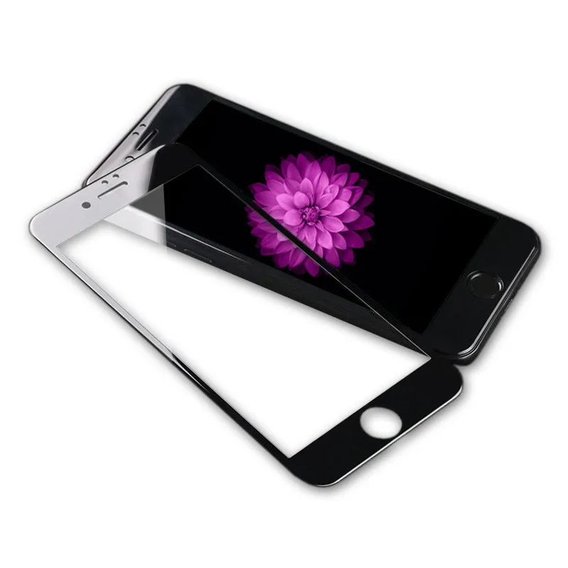 3D мягкое закаленное стекло для iPhone 6 S 7 8 Plus X 10 противоударное защитное покрытие