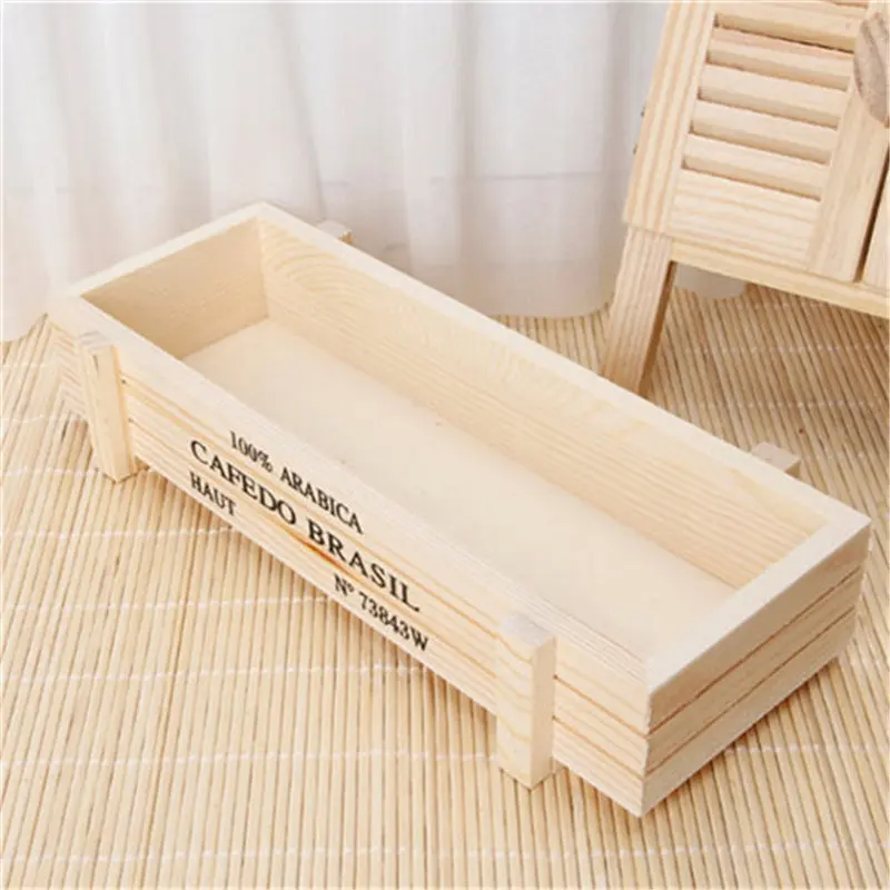 Hot New Fashion Wooden Multifunctional Storage Desk Box For Flowers Plants Potting Pen Organizer Garden Home Decoration | Дом и сад