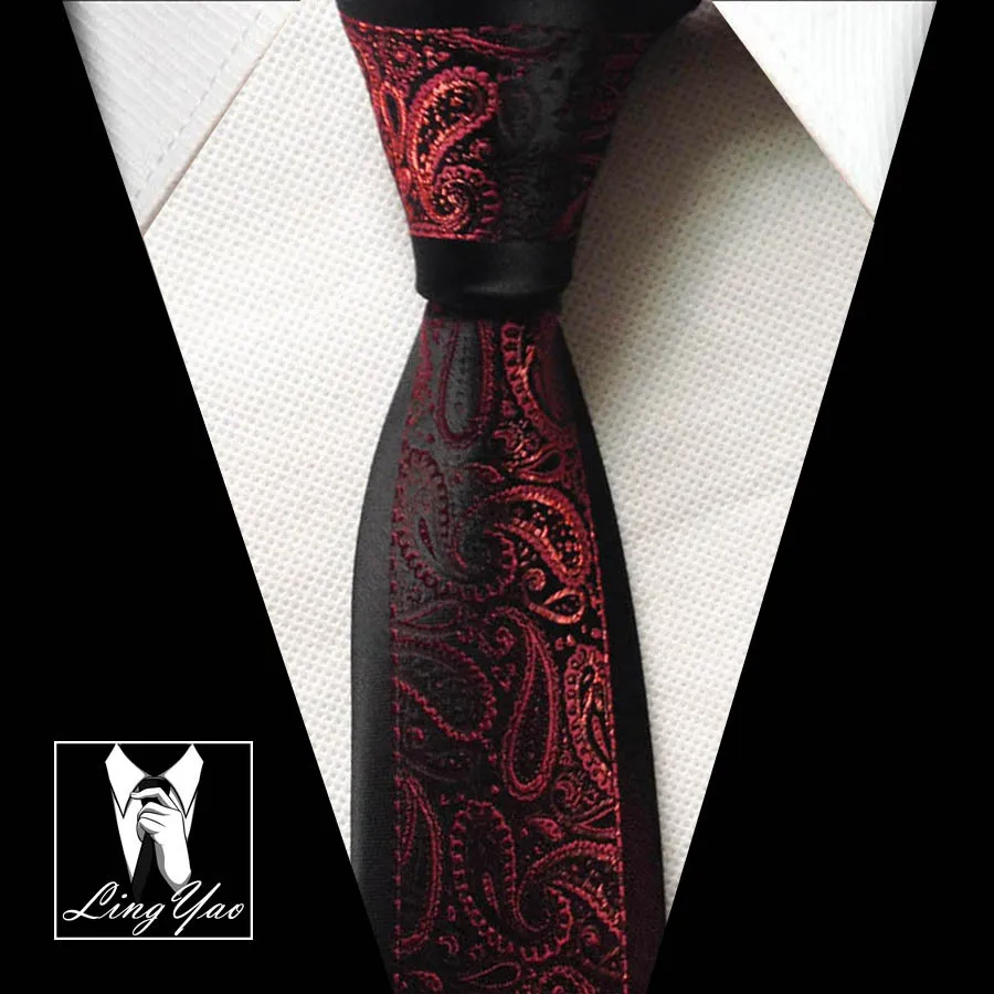 Уникальный Галстук lingyao дизайнерский галстук жениха свадебный черная кайма с