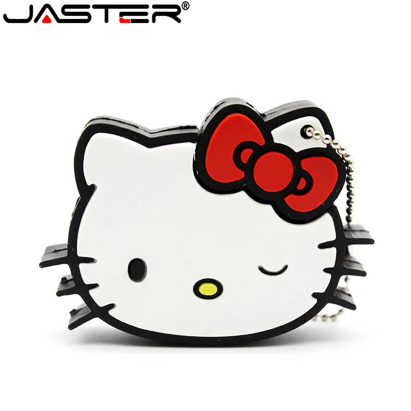 JASTER hello kitty Usb флеш-накопитель 64 ГБ 32 ГБ флеш-накопитель 4 ГБ 8 ГБ 16 ГБ мультфильм U Диск флеш-карта Горячая Распродажа карта памяти