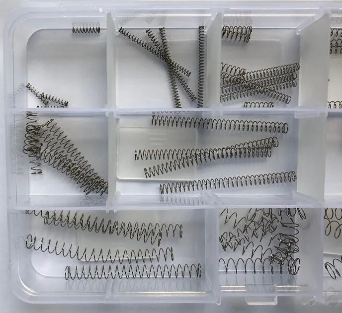 56pcs 0.3mm wire diameter pressure spring steel 3mm/4mm/5mm/6mm OD compression return Y-springs 10mm/30mm/50mm length | Обустройство