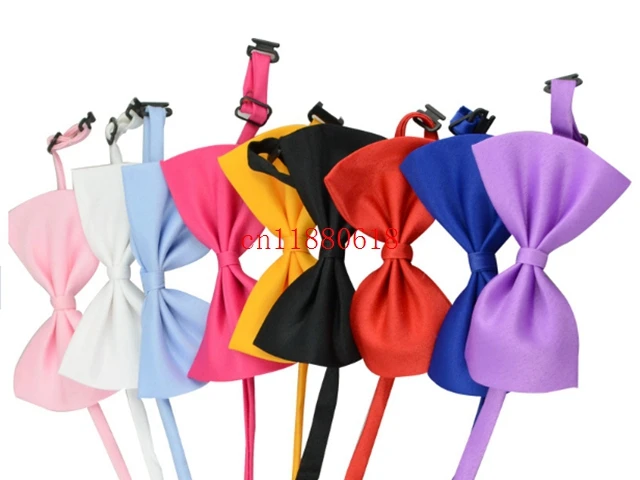 

50pcs/lot Free Shipping Wholesale Dog Cat Bow Tie Neck tie Pet Necktie collar Grooming in Mix colors