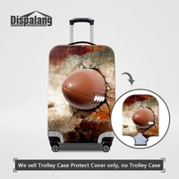 dispalang elastic stretch luggage protective cover for 18 30inch trolley case men women ball pattern suitcase protect dust cover