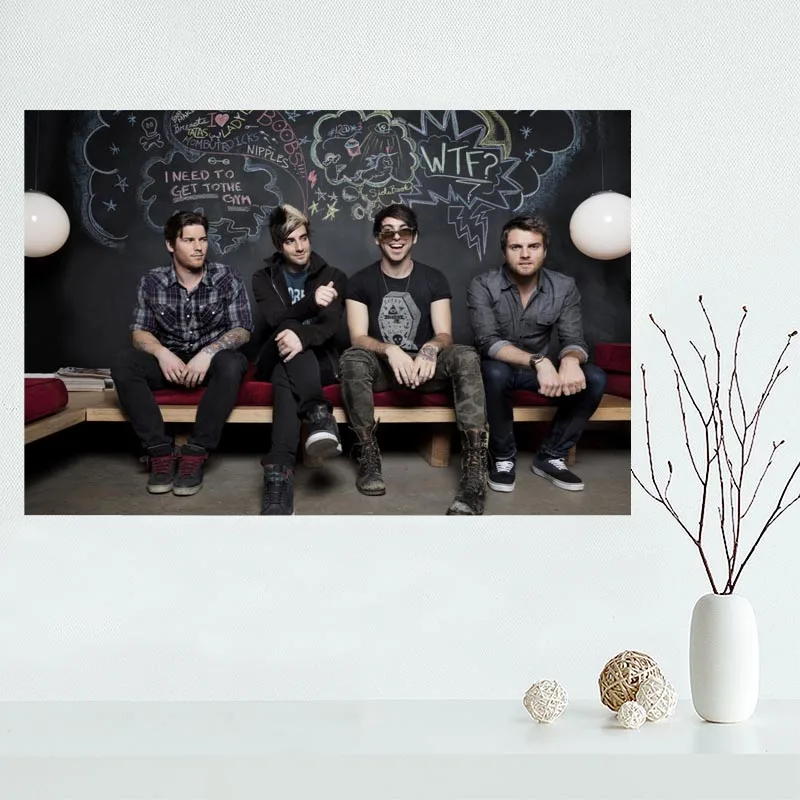 Классический обычный небольшой постер на все время для рисования холсте