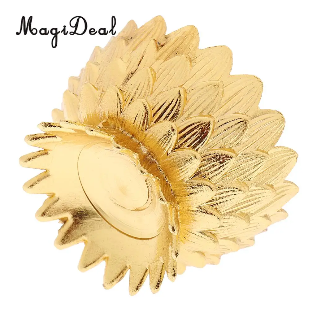 Лампа в форме лотоса подсвечник Ghee держатель лампы тибетское масло латунная