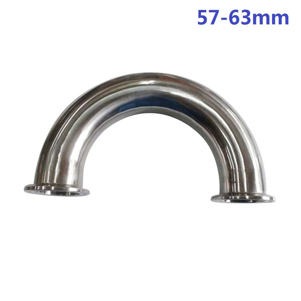 Фото OD57-63mm Tri Clamp 77 5 мм 304 нержавеющая сталь санитарно 180 градусов u-тип штуцера OD57-63mm Tri Clamp 77 5 мм 304 нержавеющая сталь санитарно 180 градусов u-тип штуцера
