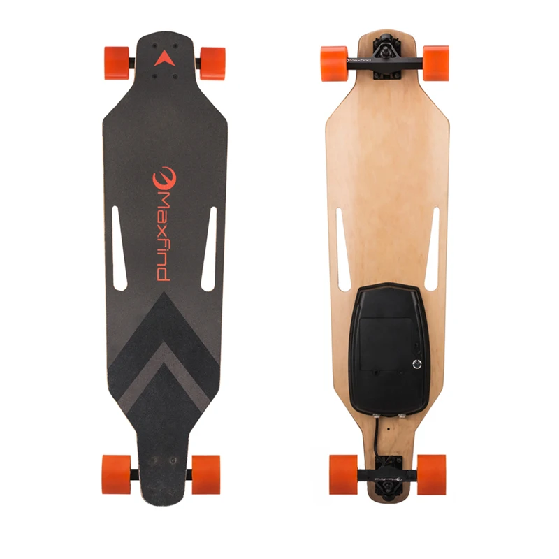 4 колеса электрический скутер longboard Электрический скейтборд Сверхлегкий
