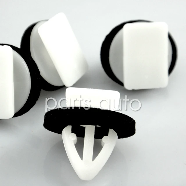 

30x for Hyundai Rocker Moulding Clip With Sealer White Nylon Retainer 87702-H1000