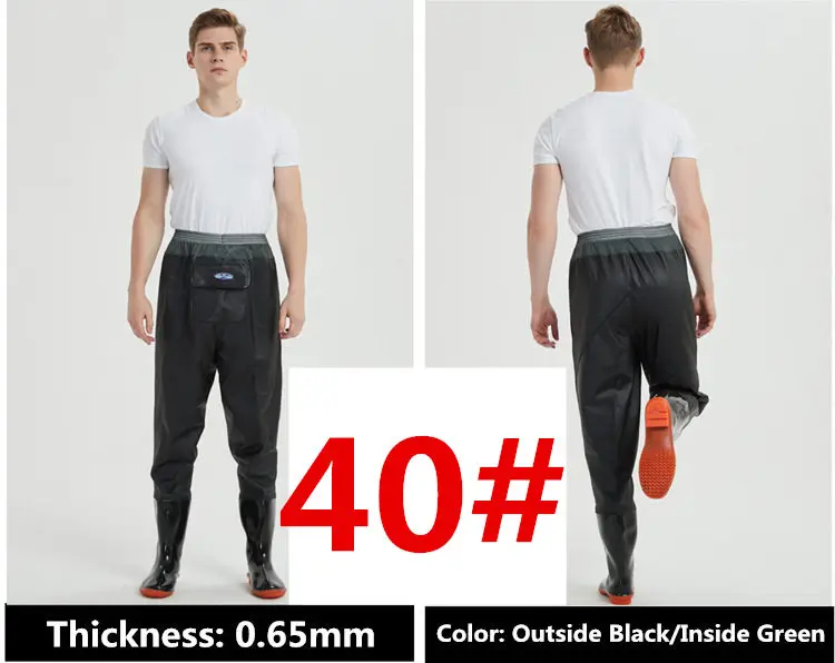Black-40 Передний карман для хранения с высоким прыжком, водостойкие, толстые, ПВХ, трикотажные, сетчатые, дышащие, для рыбалки - Цвет: Black-40
