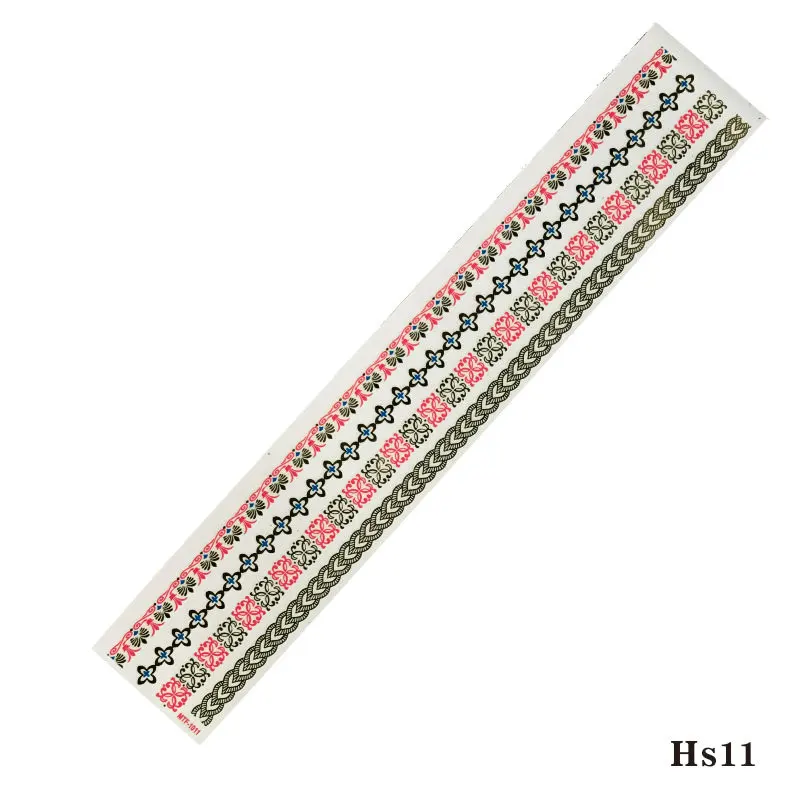 HSALL 1 шт. красивые тату-наклейки для волос, вечерние аксессуары и аксессуары для волос - Цвет: HS11