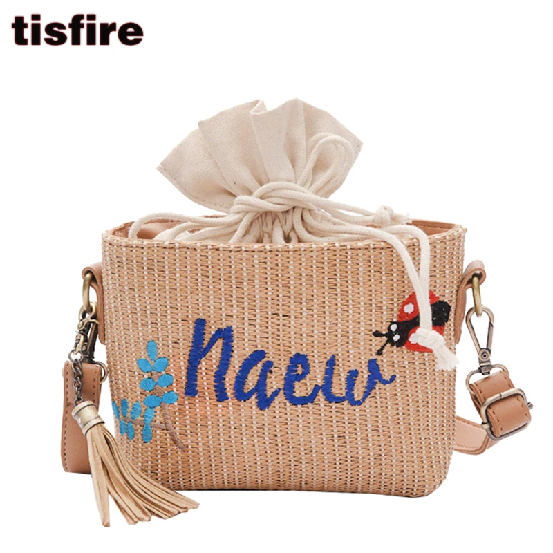 Бренд tisfire женские сумки-мессенджеры на шнурке сумка-мешок пляжная сумка с