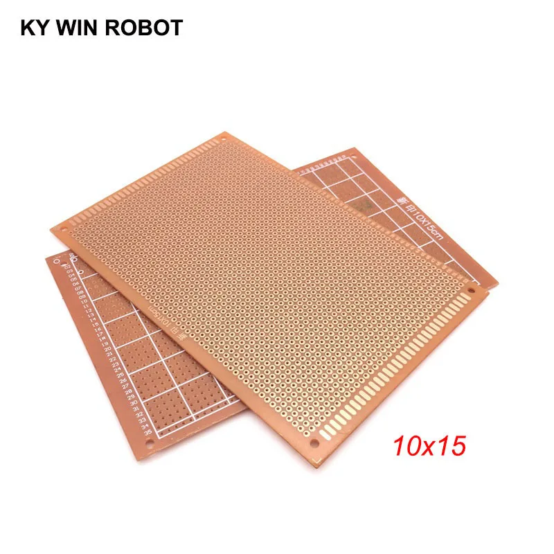 1 шт. DIY 10*15 см Прототип бумаги медная печатная плата Универсальный экспериментный