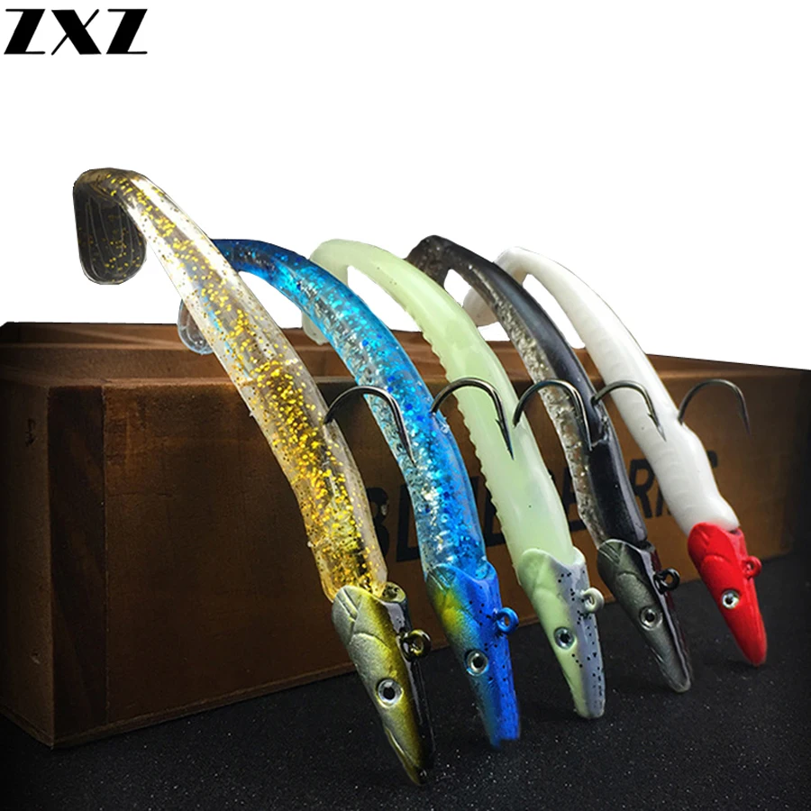 5 шт. искусственная светящаяся приманка набор морских джигов тонущие рыболовные