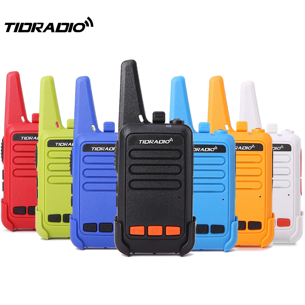 Mini Walkie Talkie 4 pcs TD-M9 Kids Radio Station UHF 400-480MHz Walkie-Talkie Children Two Way As Toy Gift | Мобильные телефоны и