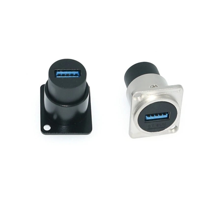 100 шт. разъем для монтажа на панели USB 3 0| |