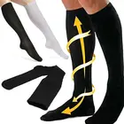 Мужские Компрессионные носки, фиксирующие кровообращение, ортопедические поддерживающие нейлоновые чулки