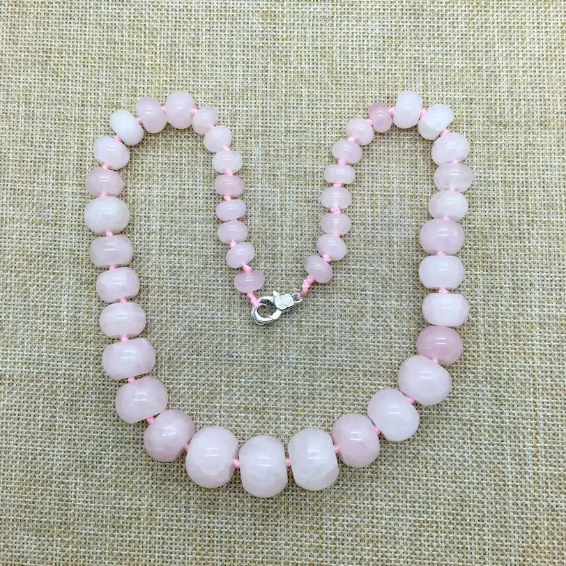 17 Цвета женское Короткое ожерелье из природного камня бисера Градуированный