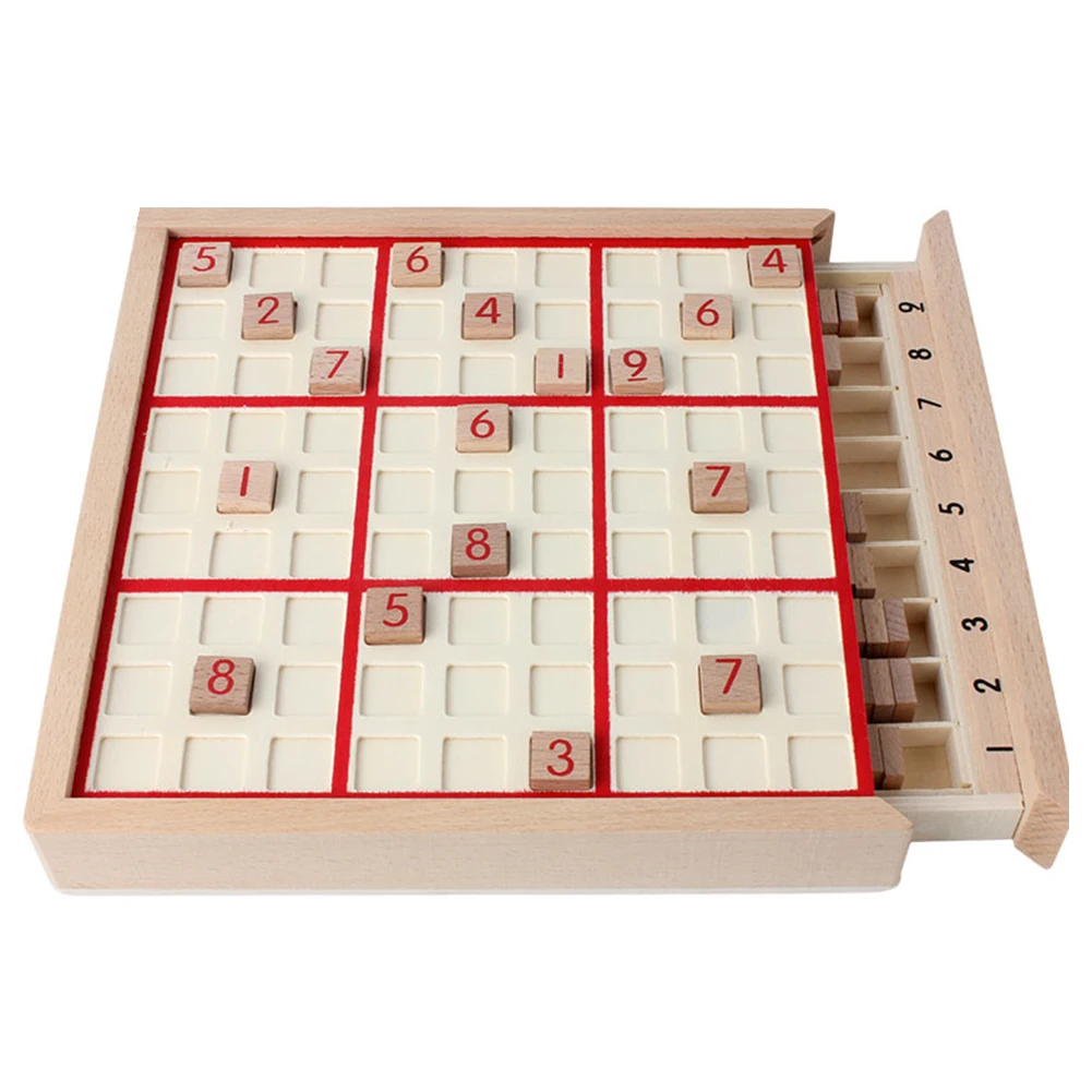 Вызов деревянная доска интеллектуальные дети Sudoku шахматы логика обучение ящика Тип обучающая игрушка логика подарок забавная игра