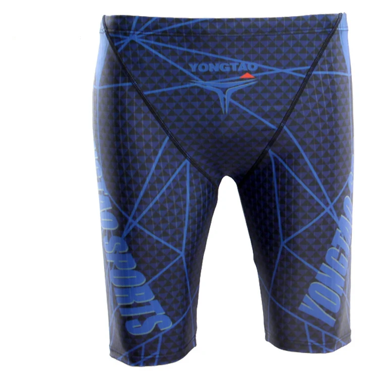 

New male swimming trunks professional athletes sport swimming pants quick-drying swimwear for men Free Shipping