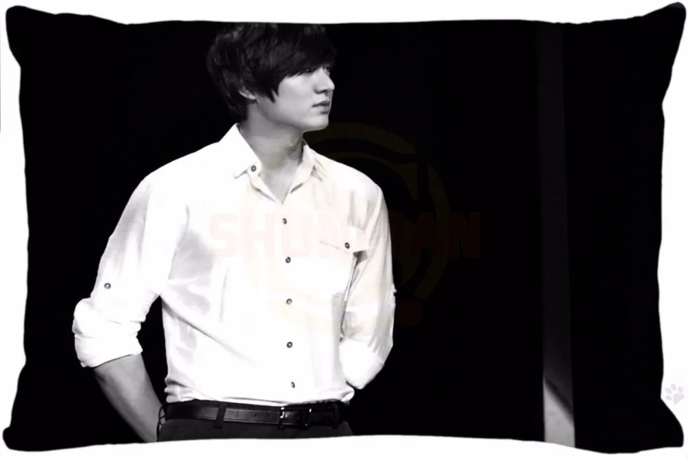 Хит продаж Ли Мин Хо актер на заказ молнии прямоугольная наволочки Подушка