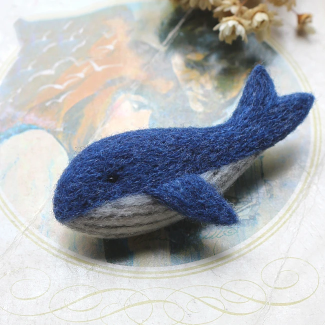 Faramita Holiday Women Girls Cute Wool Felt Hand-made Brooch Whale+tortoise+ladybird Cartoon Customize Decoration 2019 Manual | Украшения и