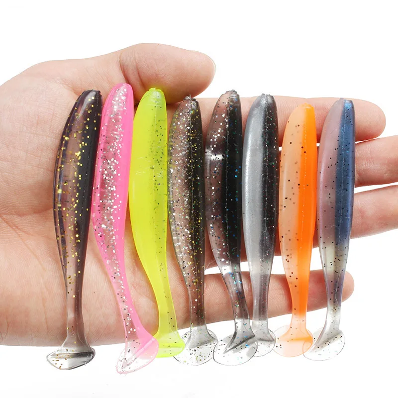 6 шт./лот легкая блесна рыболовные приманки искусственные 50 мм 75 100 Swimbait Wobblers