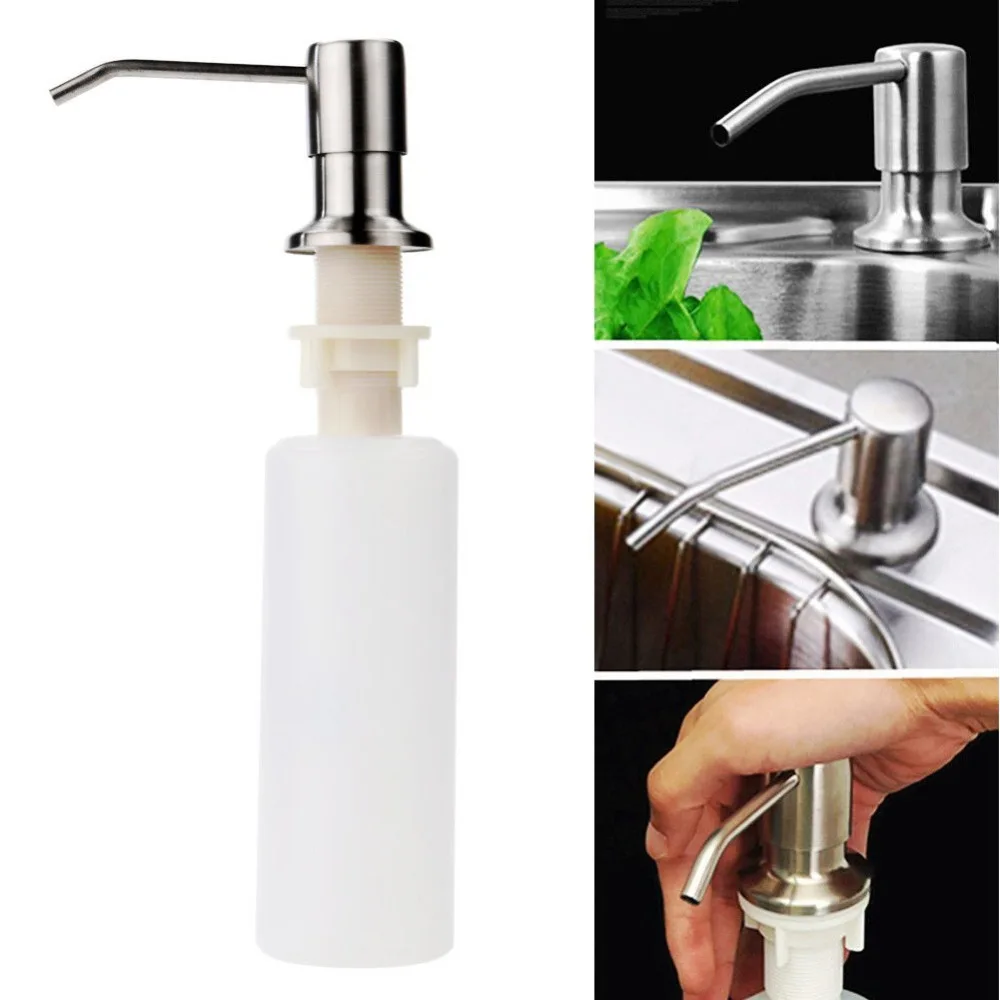 

300ml Plastic Kitchen Detergent Dispensers Soap Sink Hand Sanitizer Sink Soap Dispenser Detergente Liquid Soap Dispenser Kitchen