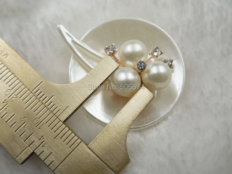 2 шт 33 мм 2018 Новый жемчужный горный хрусталь акриловый цветок острые углы