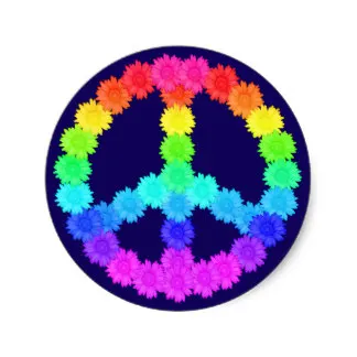 3 8 см Радуга Цветок знак мира стикер|stickers stickers|sticker signssticker peace |