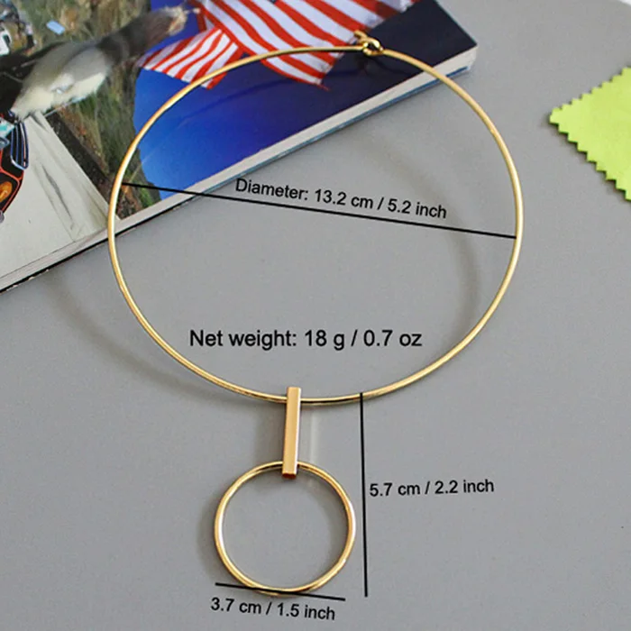 Новинка Женское Ожерелье медная металлическая Бриллиантовая подвеска нагрудник