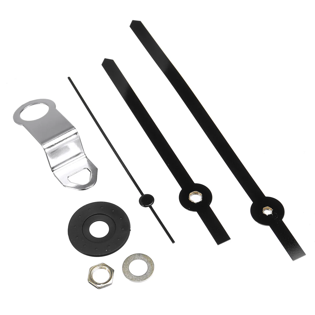 15.5cm Shaft DIY White Hands Quartz Movement Silent Mechanism Wall Clock Repair Parts