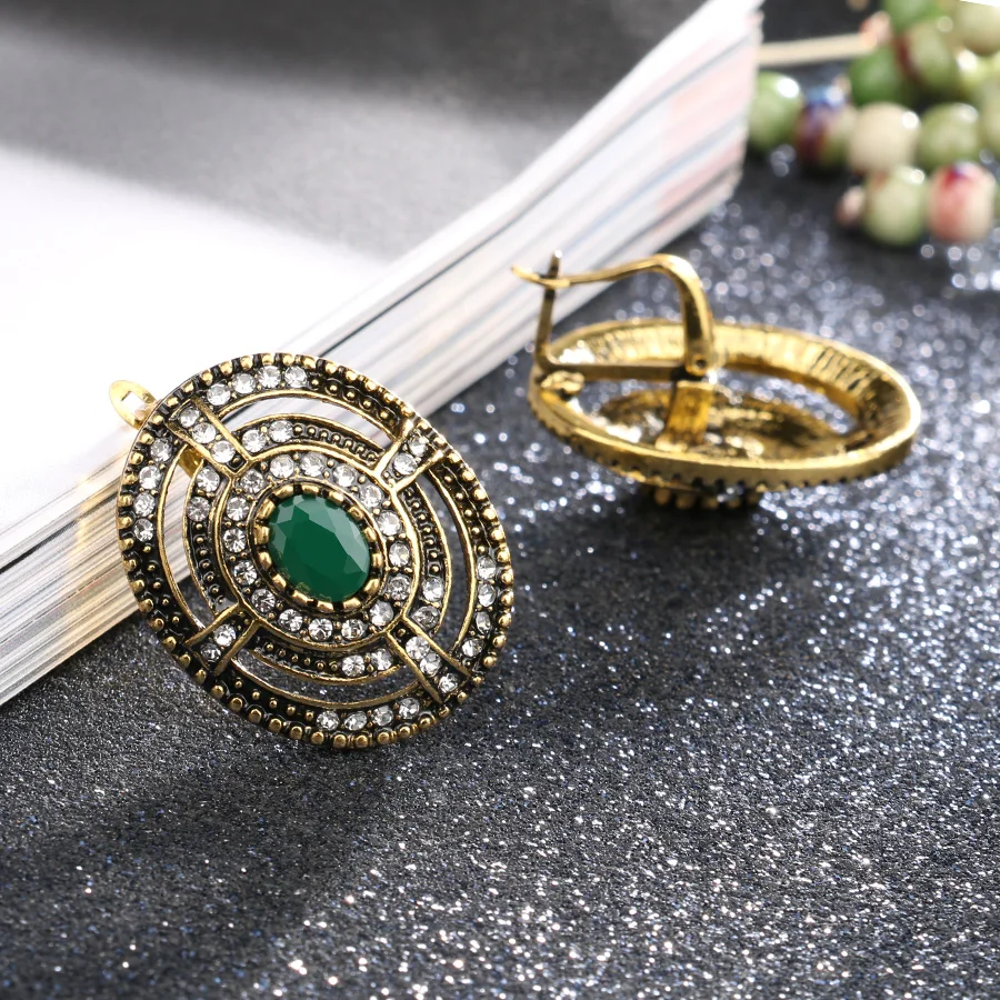 Кинели Горячая Boho Античное золото Цвет серьги для женщин в винтажном этническом