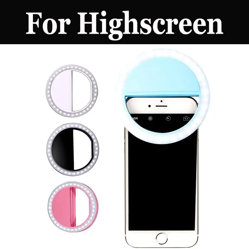 Hot Sell Smartphone Selfie Ring Flash Light For Highscreen Boost 3 Se Easy F Pro L S Pro Xl Fest Pro Xl Power Five Evo Max Max 2