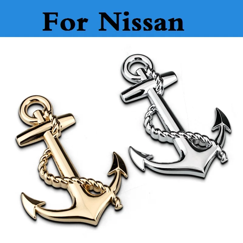 2017 автомобильные крючки с якорями для лодок металлический значок Nissan Qashqai Rogue