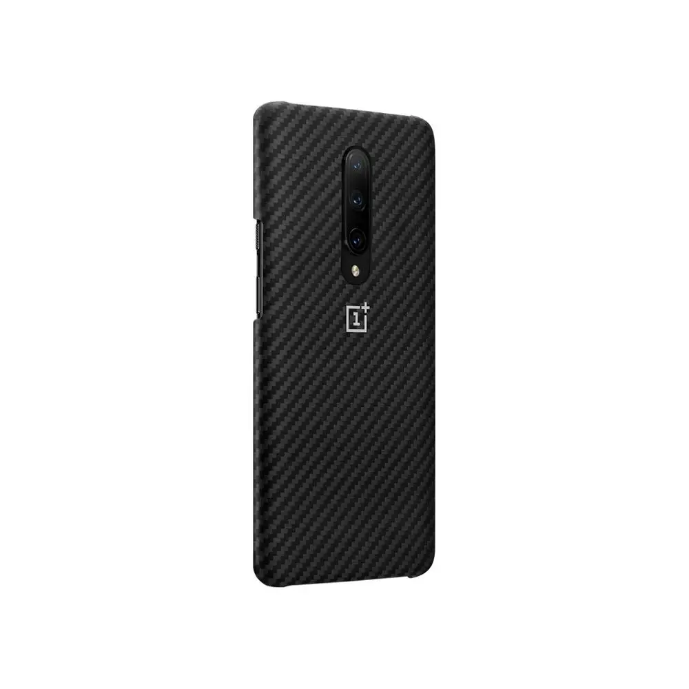 Оригинальный чехол OnePlus 7Pro Karbon материал арамидное волокно PC полукруглая задняя