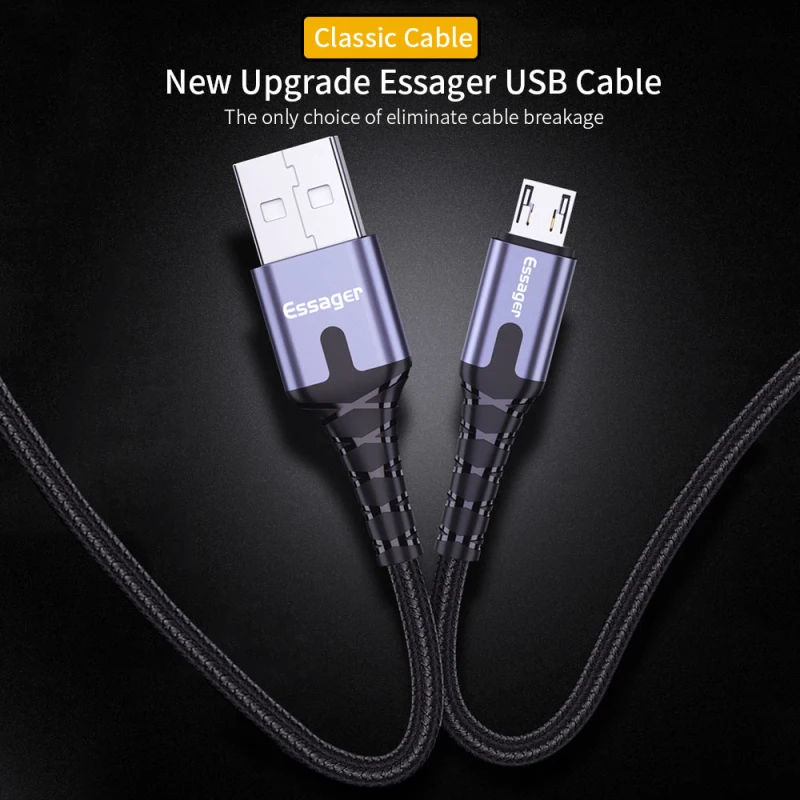 2.4A 2 м Ssager Магнитный Type-c светодиодный кабель USB для быстрой зарядки зарядный
