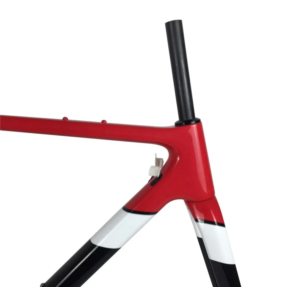 Новинка 700* 40C карбоновая гравийная рама Aero Cyclocross велосипедные карбоновые рамы через ось дисковый тормоз дорожные велосипедные рамы с гарнитурой BB386