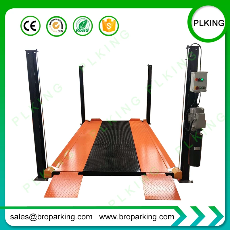 PLKING Brand 4 Post Parking Lift for Home Garage Easy Installation Car |