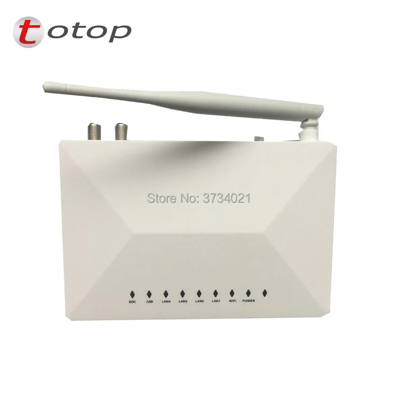 WI FI EOC S терминального устройства 4 10/100 м RJ45 порт + CATV (300 Мбит/с) OP MSS5004W Ведомое