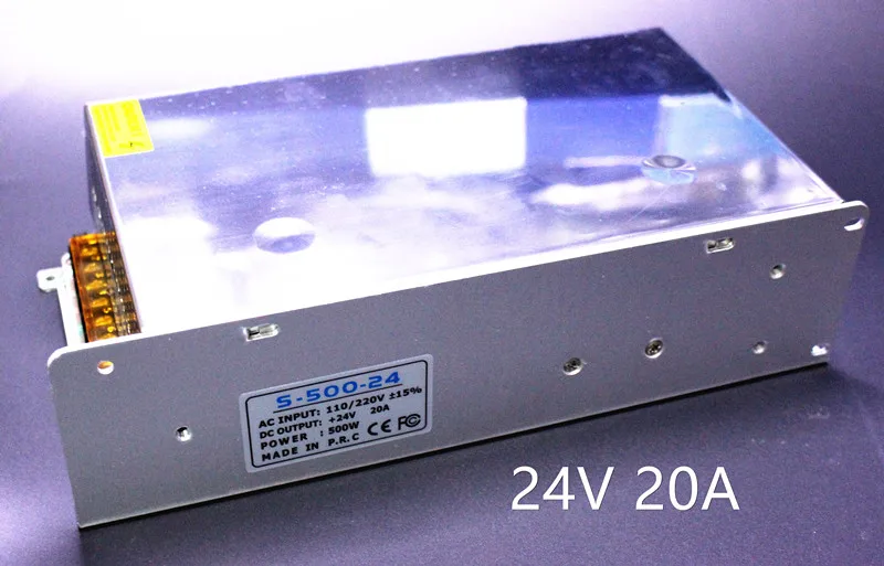 Светодиодный адаптер питания AC 110V 220V To DC 24V 1A 2A 5A 8.5A 10A 15A 20A светодиодный адаптер питания трансформатор - Испускаемый цвет: 24V 20A