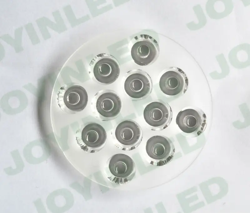 Диффузионное освещение ПММА высокой мощности 12x1 Вт диаметр двойного объектива 95