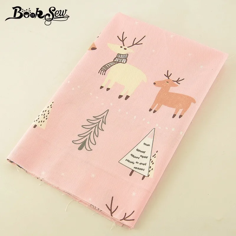 Booksew розовый материал для шитья DIY ткань пэчворка саржевая скрапбукинга
