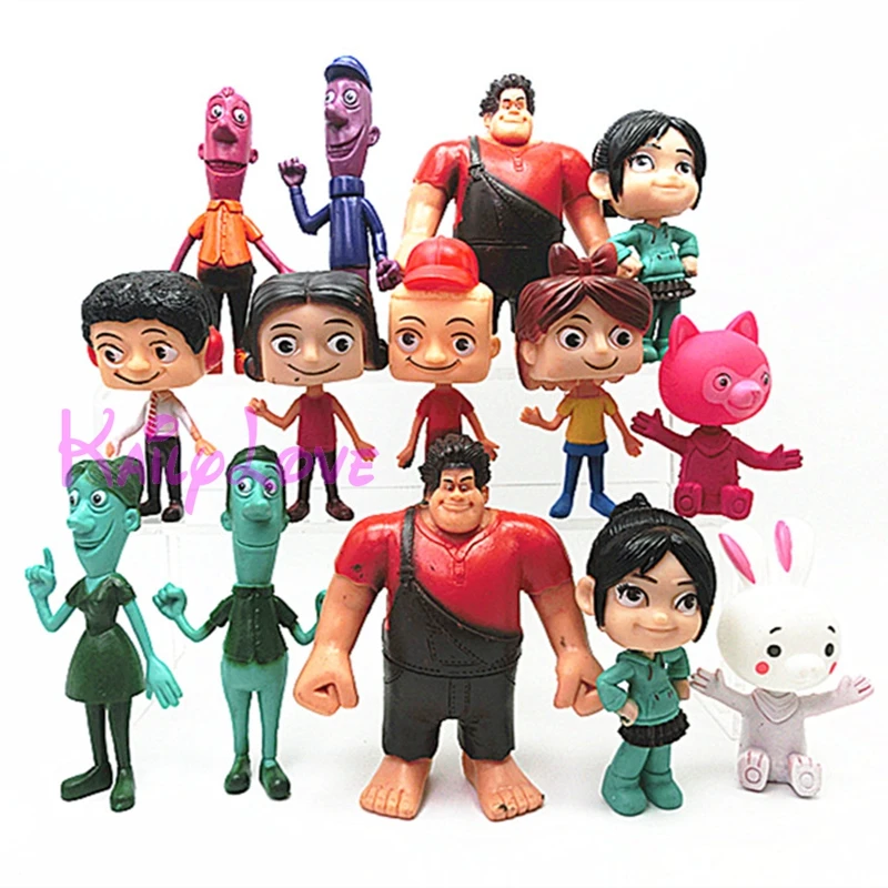 Новая 14 шт./комплект Wreck It Ральф 2 ломает интернет куклы Vanellope von Schweetz фигурка