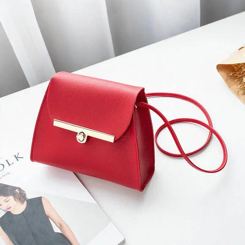 Сумки-мессенджеры женская сумка 2019 известных брендов модная однотонная крышка с