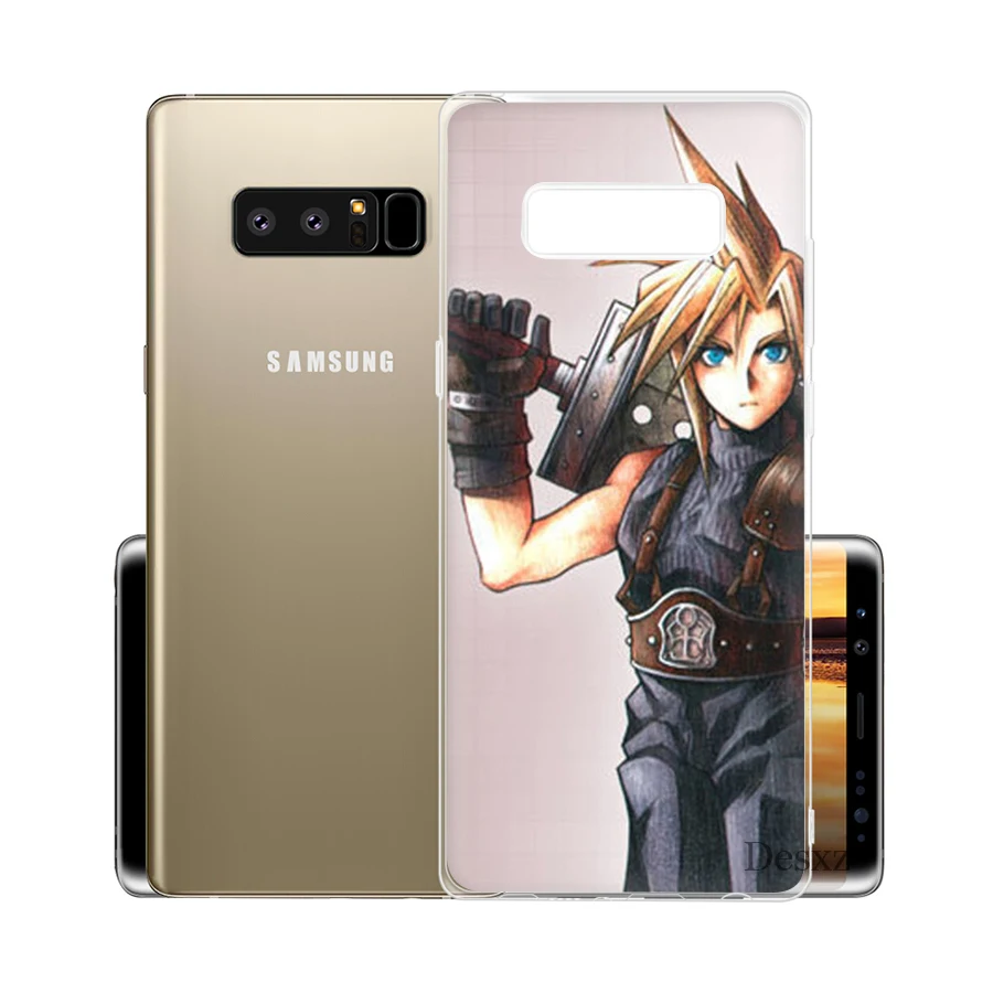 Final Fantasy VII FF7 чехол для телефона Samsung Galaxy S7 Edge S8 S9 Plus Note 8 9|Чехлы-накладки| |