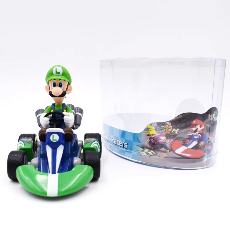 Фигурки Super Mario Bros, 13 см, японское аниме, Луиджи, динозавры, Ослик, Конг, Боузер, Kart, оттягивающая машина, ПВХ, Figma, Детские горячие игрушки для мальчиков