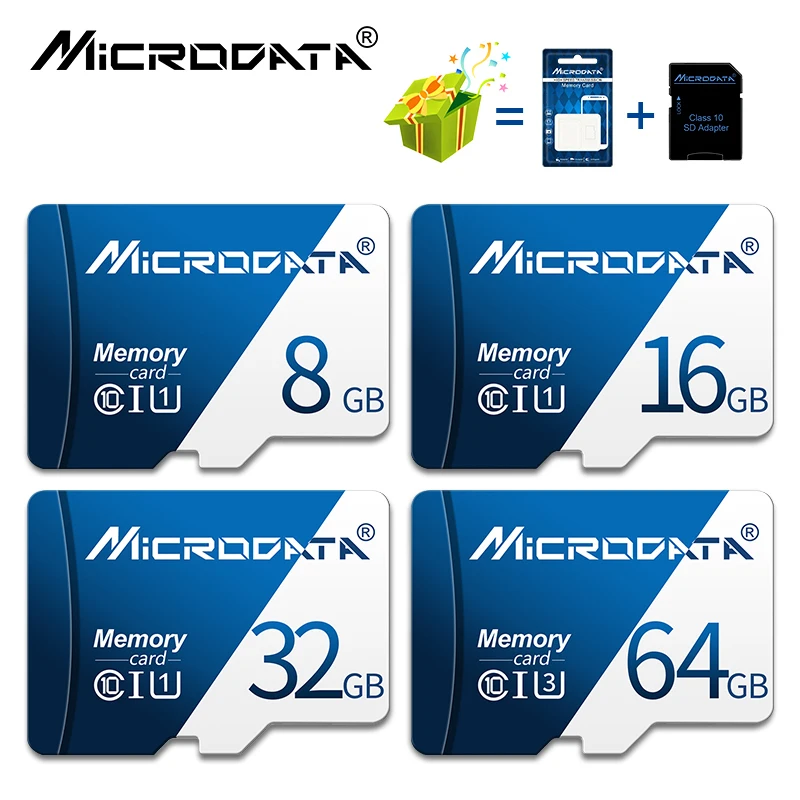 Micro SD карты класса 10 SDHC/SDXC 64 ГБ 32 16 8 4 256 памяти flash C10 tf для телефона планшета|Карты